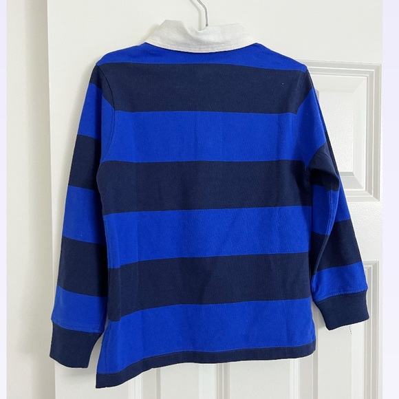 Ralph Lauren Polo Kid Striped Cotton Jersey Rugby Shirt School Uniform - Picture 3 of 4